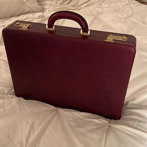 Vintage Tumi locking briefcase.